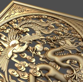 3D model Chinese dragon and salt (STL)